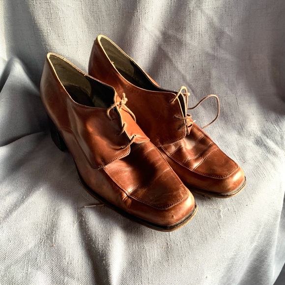 Aldo Chelini classic rust soft leather Oxford. - Picture 4 of 6